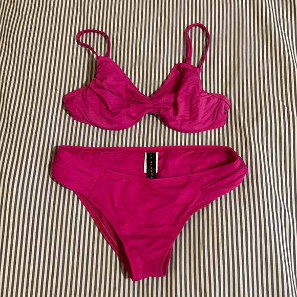 Adorable La Blanca Bikini Set - Size 4 - Picture 1 of 4
